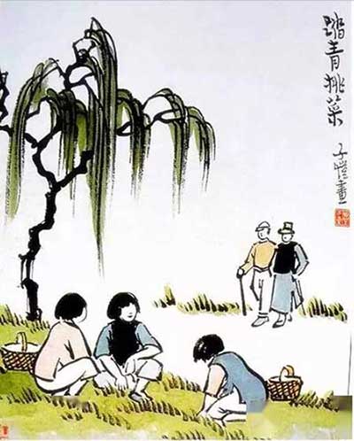 童孫未解供耕織下一句